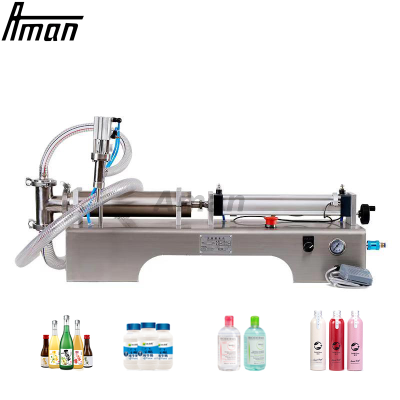 Semi Automatic Liquid Drink Filling Machine for Small Bottle